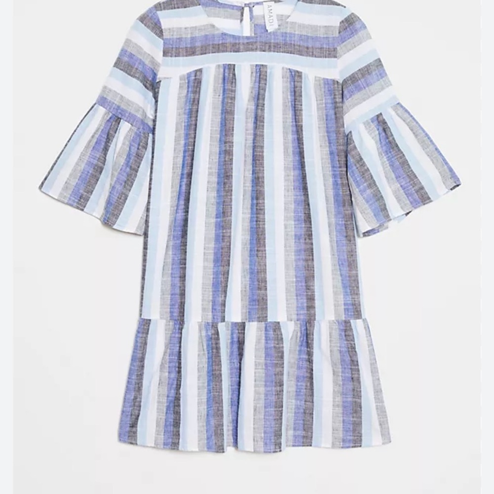 Anthropologie Amadi Bethany Flounced Tunic Dress